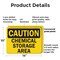 Signmission Chemical Storage OSHA Caution Sign, Plastic, 14in W x 10in L, 2PK OS-2PACK-CS-P-1014-L-19124 - alternate 5